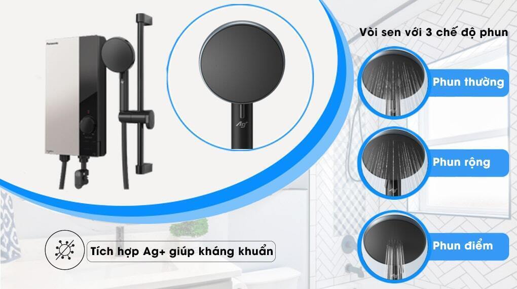 máy nước nóng panasonic 4,5 kw dh-4us1vs ( không bơm )