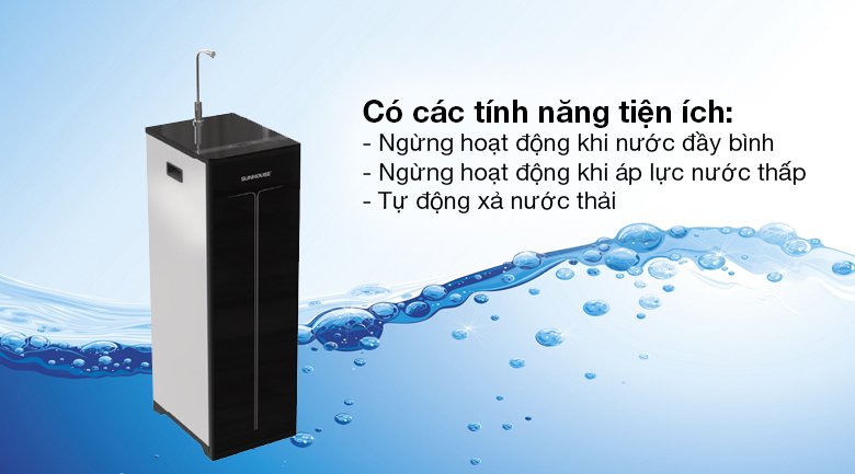 máy lọc nước r.o 10 lõi sunhouse sha88113k
