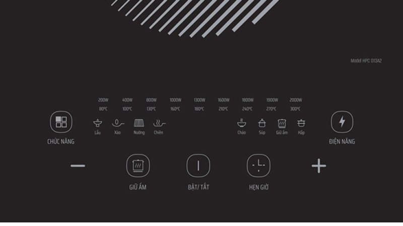bếp điện từ đơn hòa phát hpc d13a2