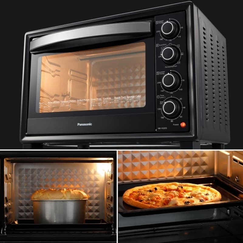 lò nướng panasonic nb-h3801kra 38 lít