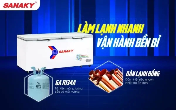 tủ đông sanaky vh-8699hy4k inverter 761 lít