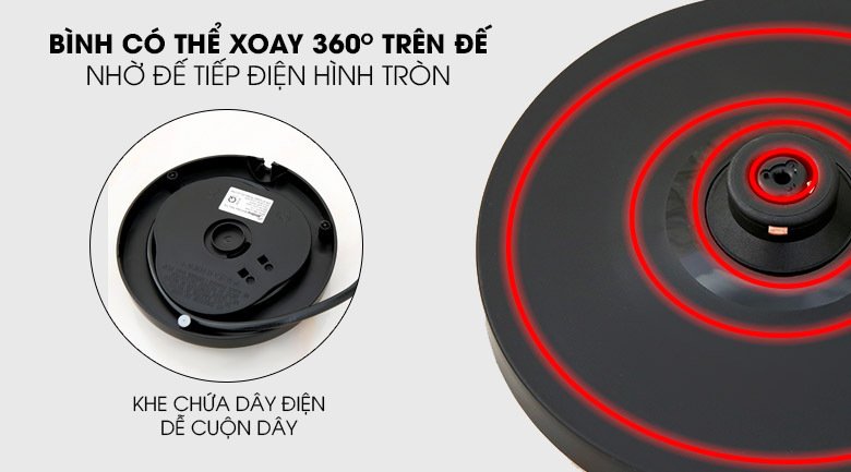 bình đun siêu tốc midea mk-317dw