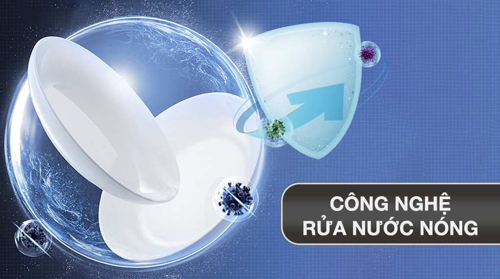 máy rửa chén độc lập candy cdpn 1l390pw