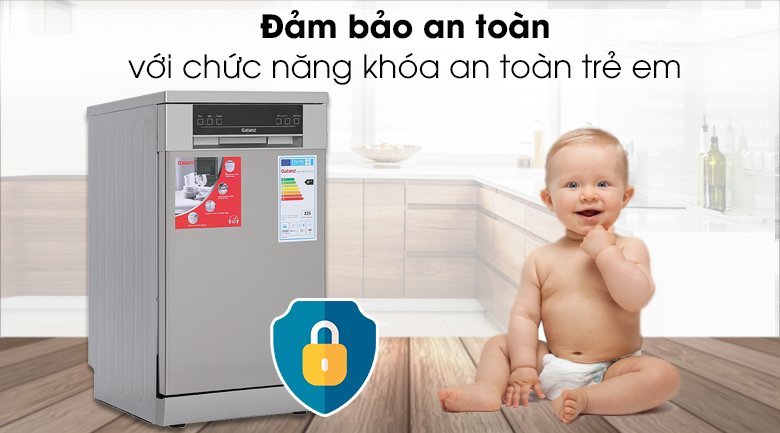 máy rửa chén galanz w45a3a401m-0e1(ss)