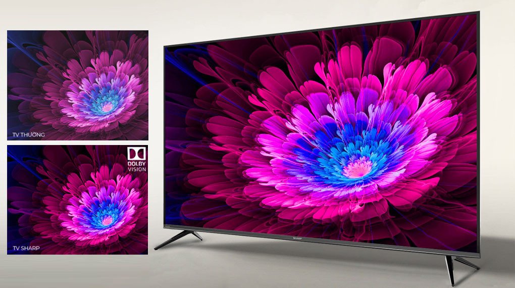 android tivi sharp 4k 50 inch 4t-c50ek2x