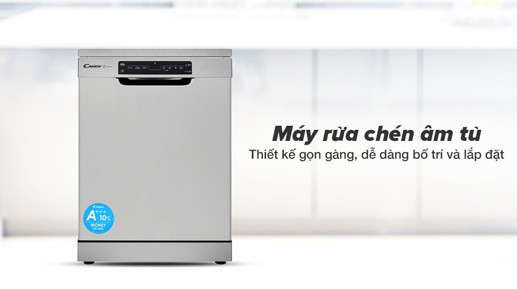 máy rửa chén độc lập candy cdpn 4d620px/e