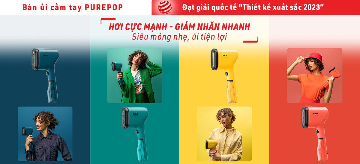 bàn ủi hơi nước cầm tay tefal dt2022e1