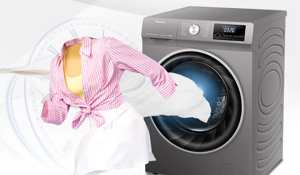 máy giặt hisense wfqy9514evjmt cửa trước 9.5 kg