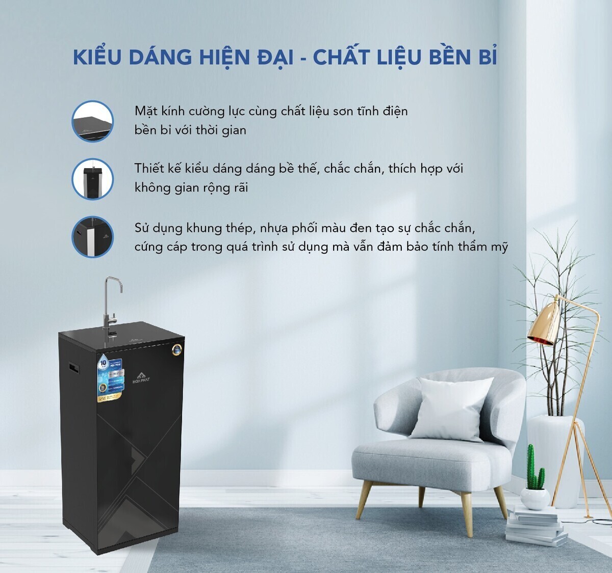máy lọc nước ro hòa phát 10 lõi hwr1a-1022 (2023)