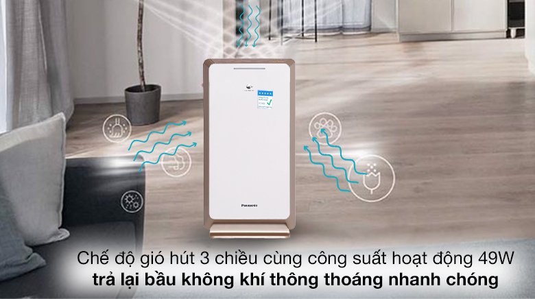 máy lọc không khí panasonic f-pxm55a 49w