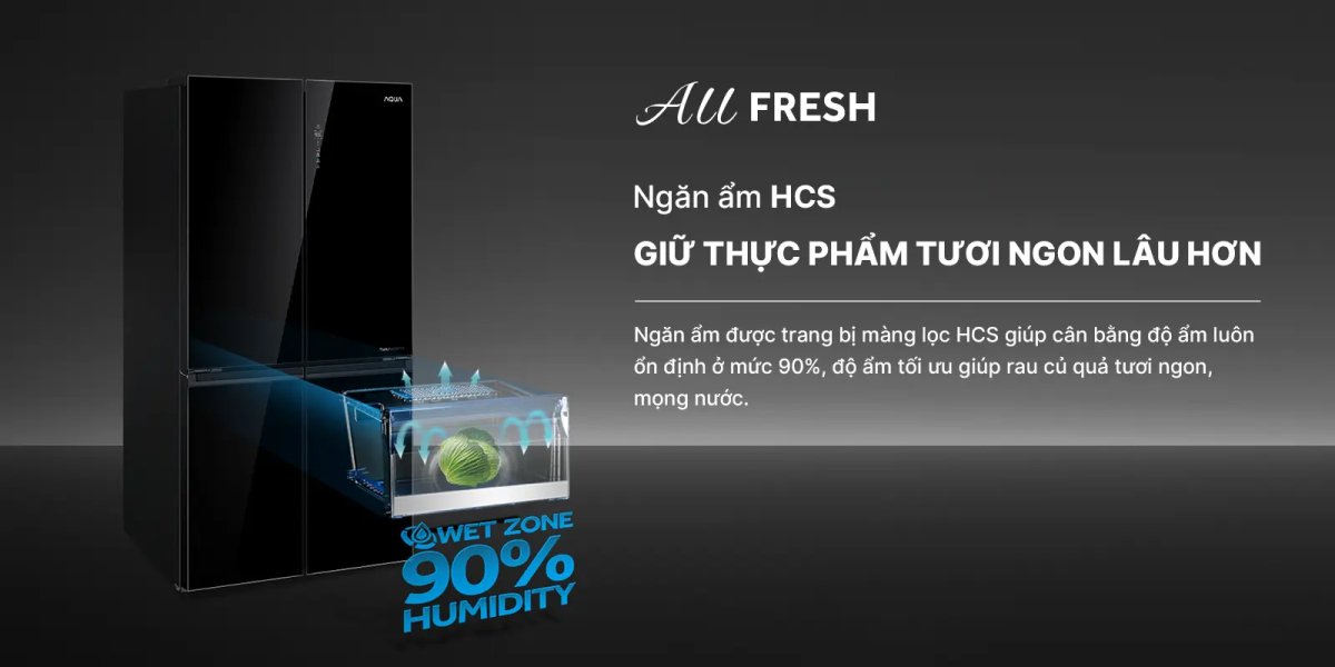 tủ lạnh aqua inverter 660 lít aqr-m727xa(gb)u1