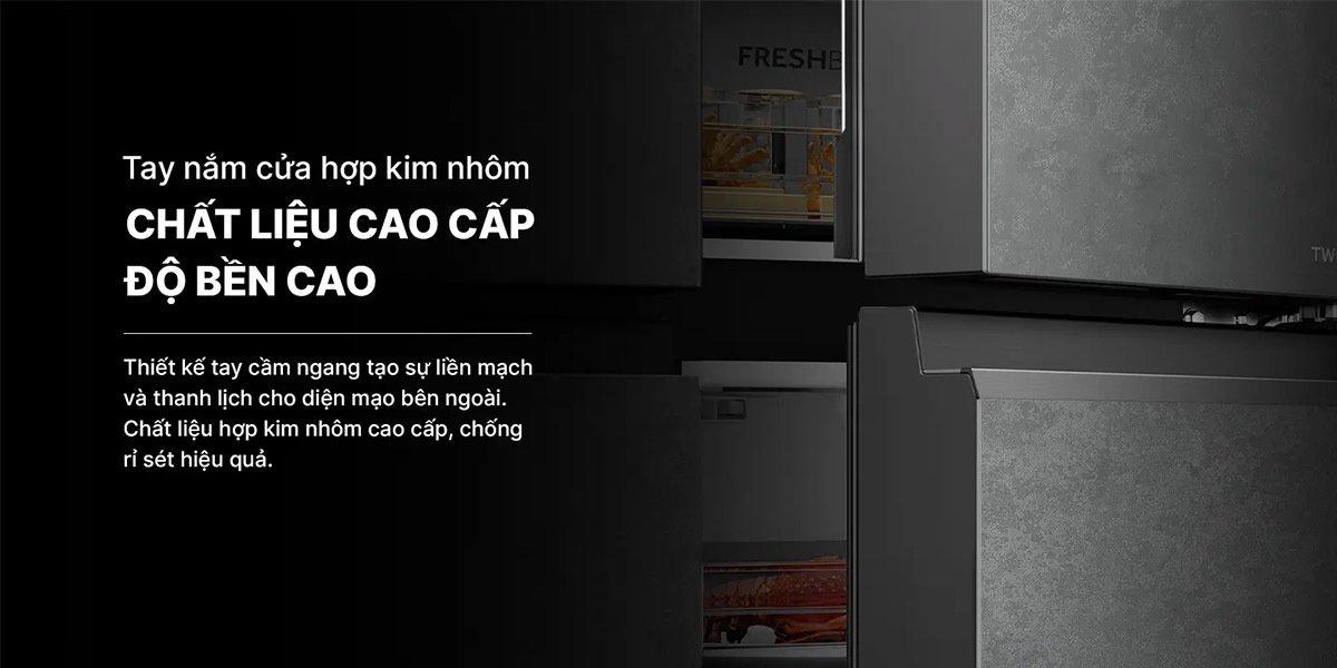 tủ lạnh aqua inverter 660 lít aqr-m727xa(gs)u1