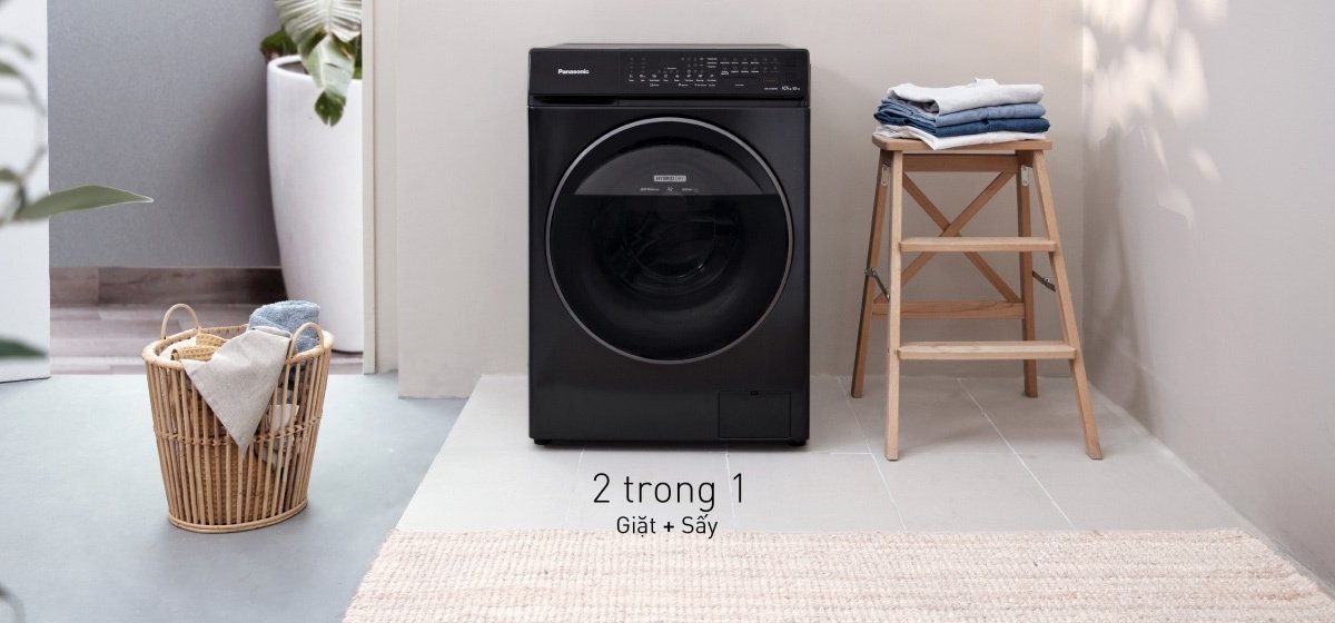 máy giặt sấy panasonic inverter 10/6 kg na-s106fr1pv