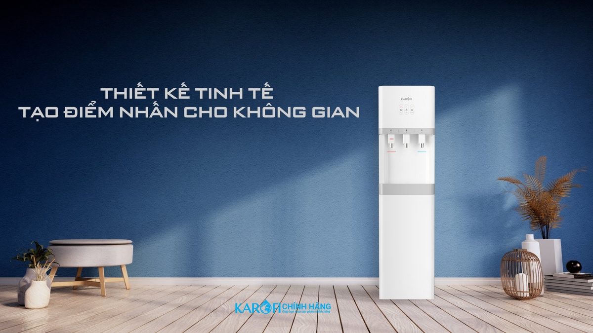 cây nước nóng lạnh karofi hcv208ro