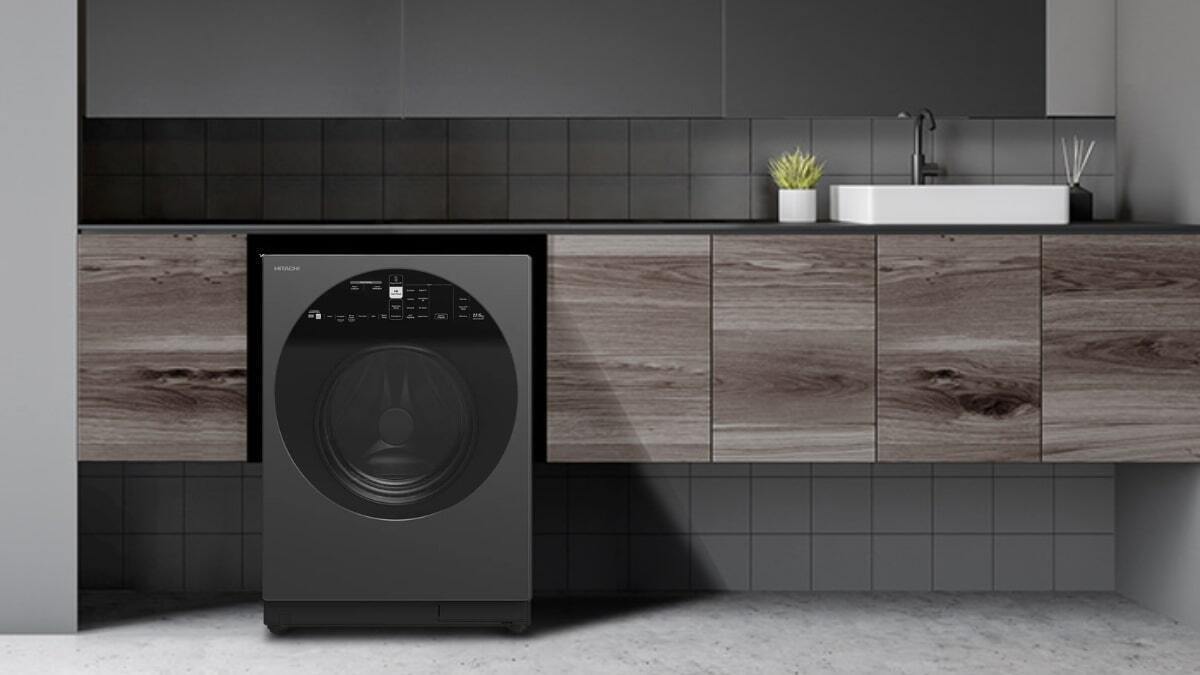 máy giặt sấy hitachi inverter 12/8 kg bd-d120xgv mag