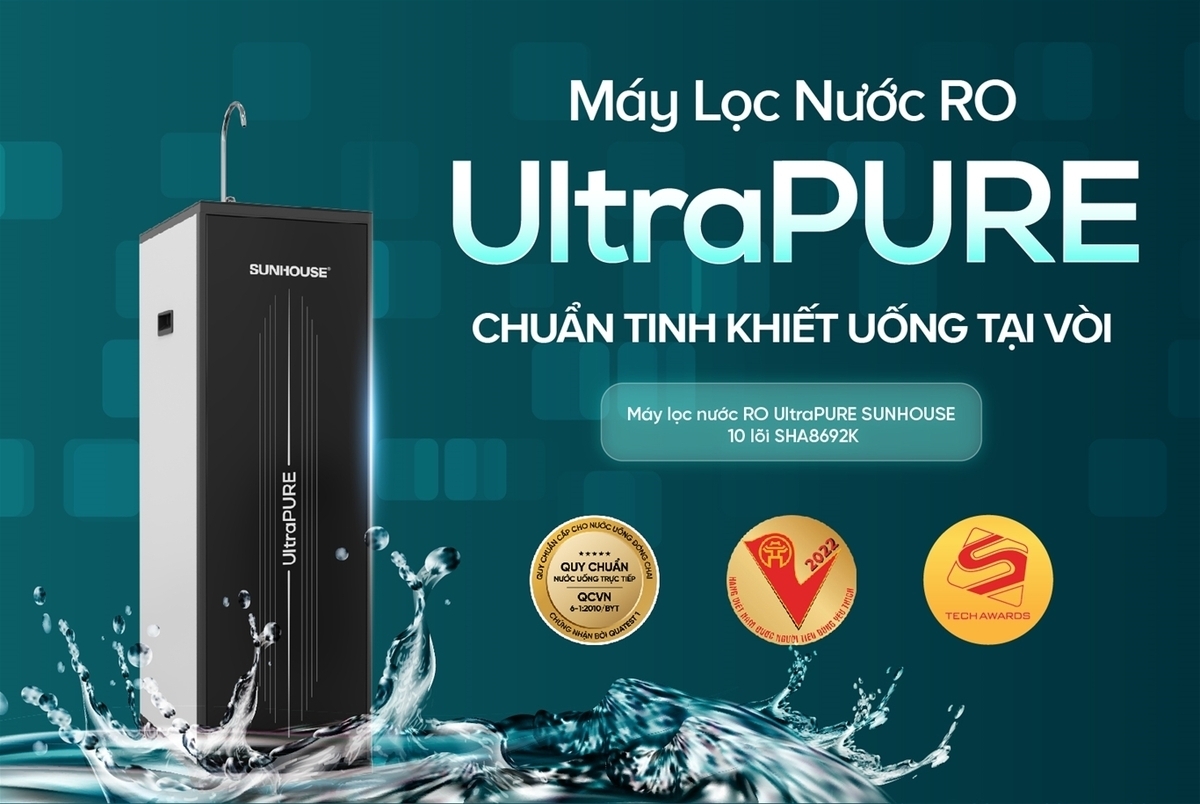 máy lọc nước ro ultrapure sunhouse sha8692k