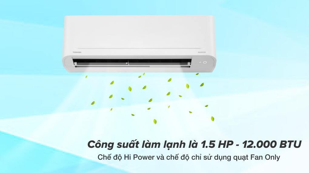 máy lạnh toshiba 1.5 hp inverter ras-h13s4kcvg-v