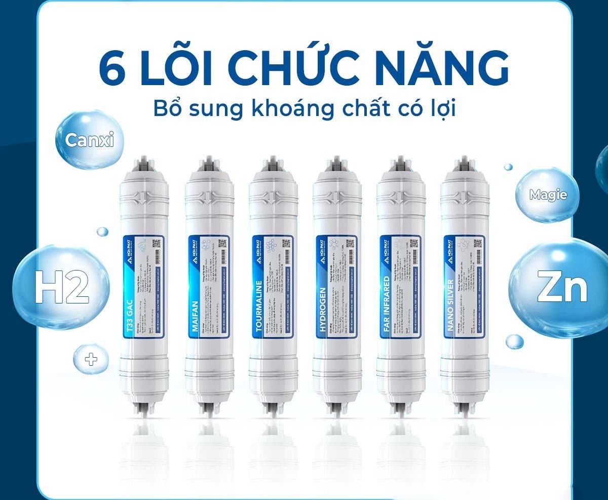 máy lọc nước ro nóng nguội lạnh hòa phát hpn683 – 10 lõi