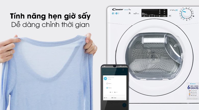 máy sấy ngưng tụ candy 10 kg cso c10te-s