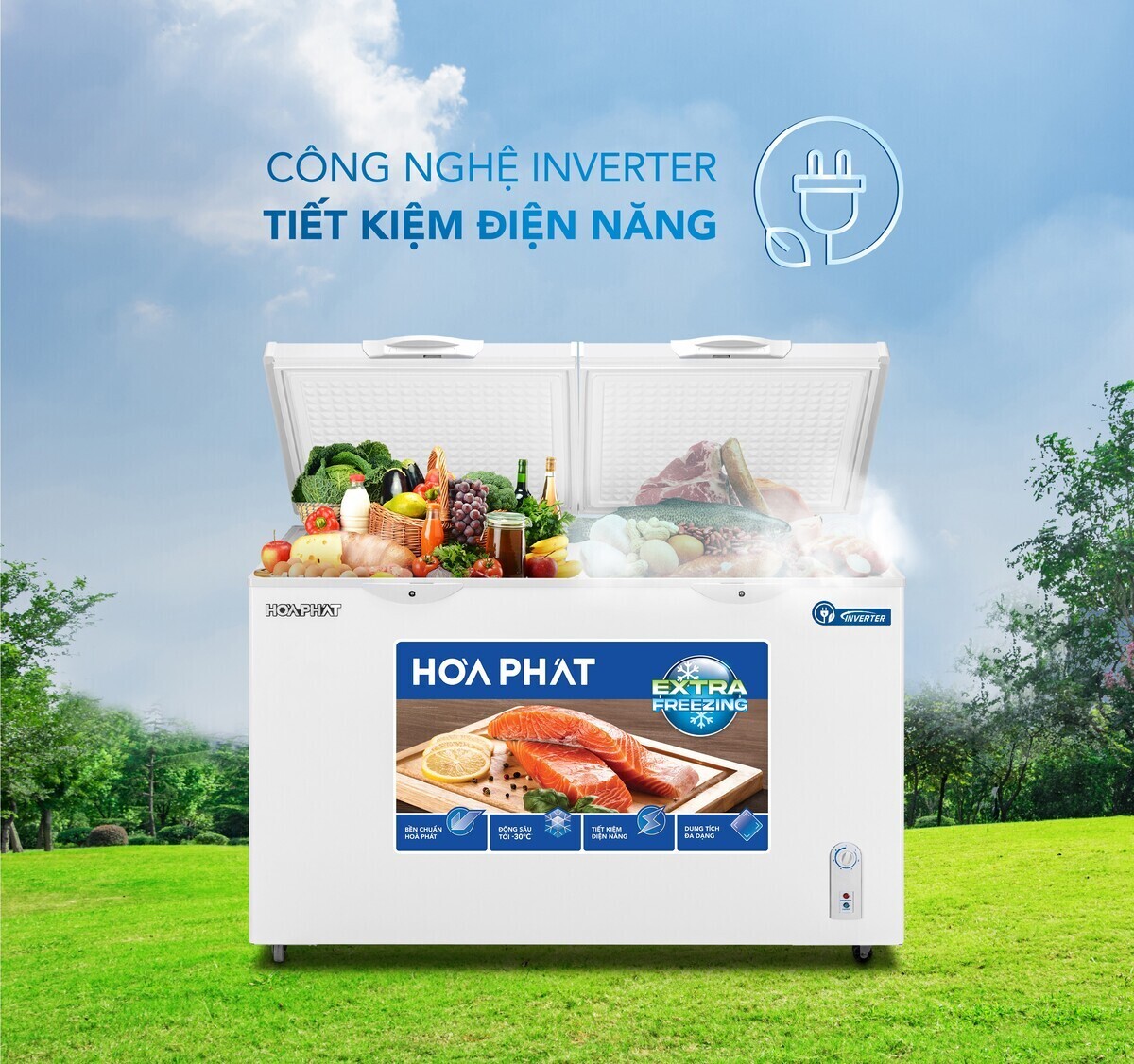 tủ đông funiki hoà phát 205 lít hpf bd8205