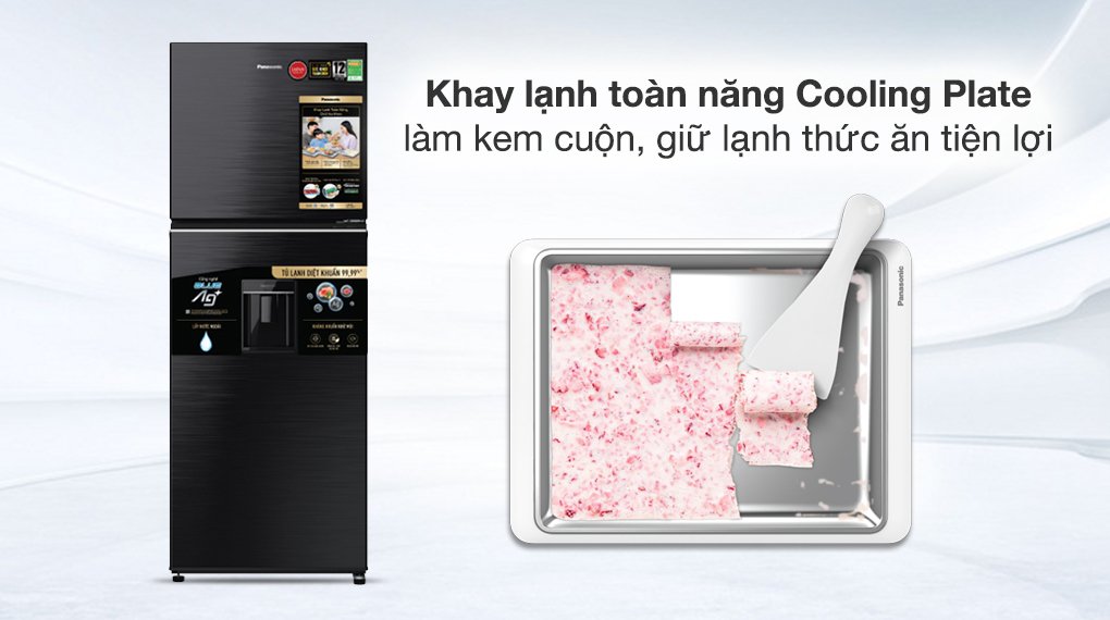 tủ lạnh panasonic inverter 326 lít nr-tl351gvkv