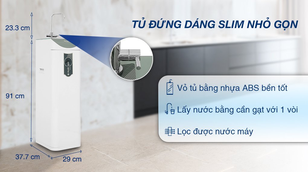 máy lọc nước ro hydrogen kangaroo kg100hd2 8 lõi