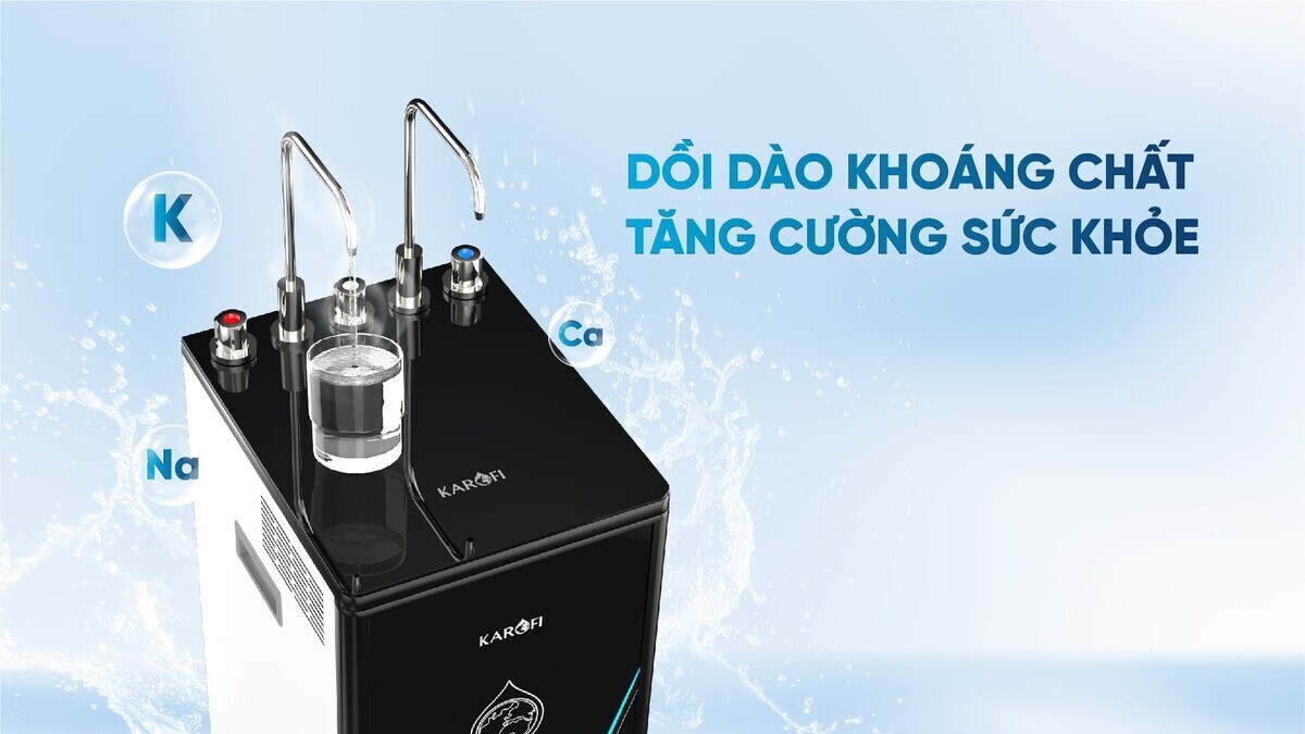 máy lọc nước ro nóng lạnh karofi kad-d528