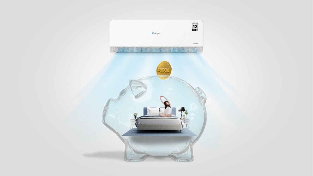 máy lạnh casper inverter 1.5 hp qc-12is36