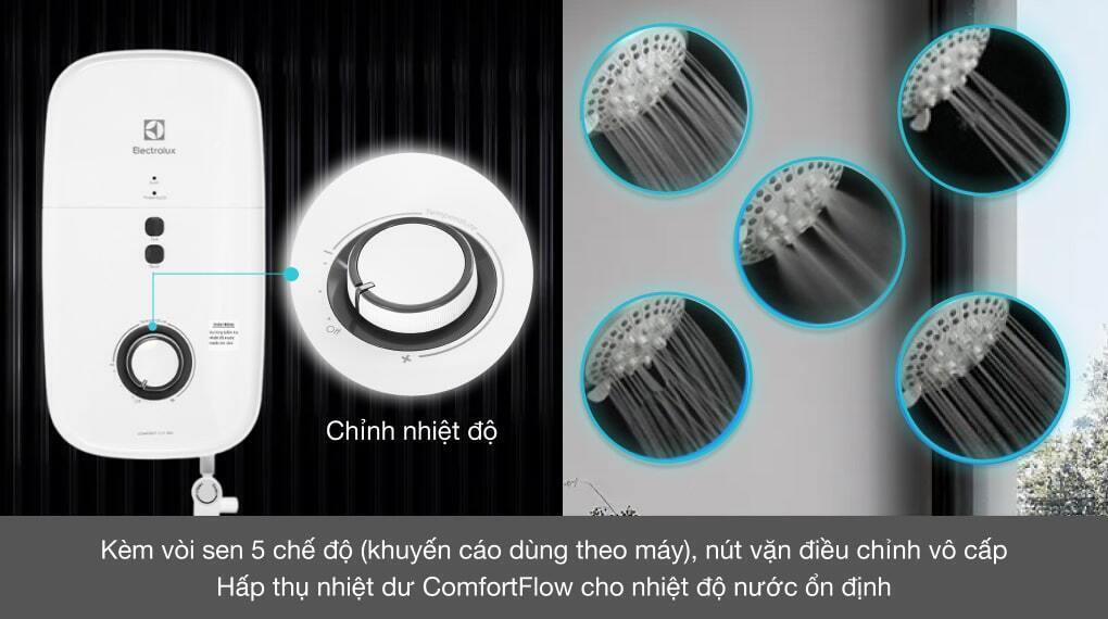 máy nước nóng trực tiếp electrolux 4500w ewe451kb-dwg2