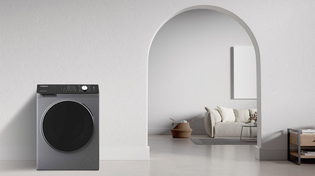 máy giặt sấy hitachi inverter 10.5/7 kg bd-d1054hvos