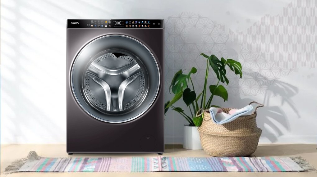 máy giặt sấy aqua inverter giặt 15 kg - sấy 10 kg aqd-dh1500g pp