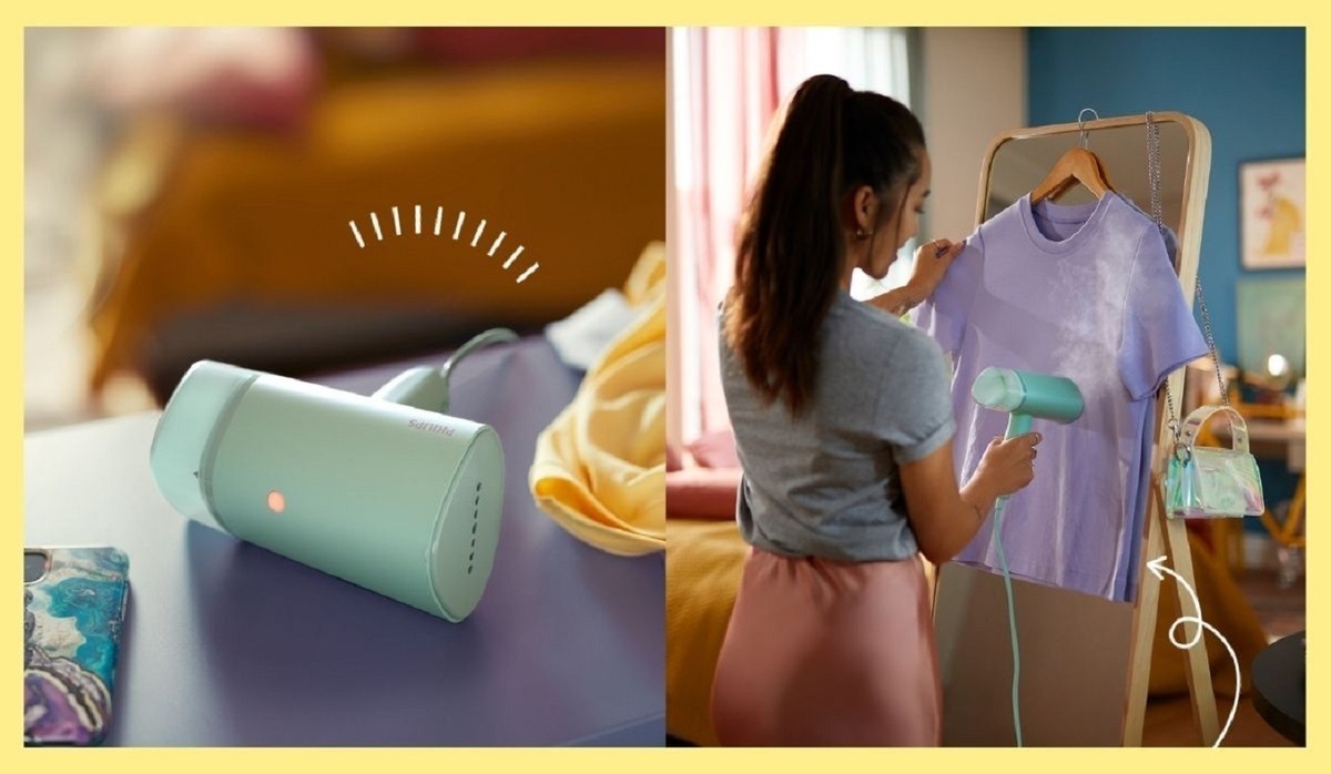 bàn ủi hơi nước cầm tay philips sth3010/70