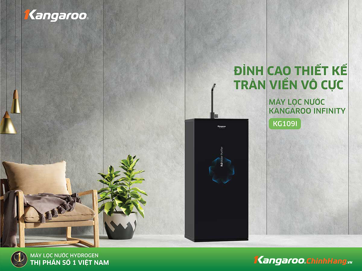 máy lọc nước kangaroo infinity kg109i - 9 lõi