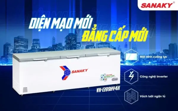 tủ đông inverter sanaky vh-1399hy4k 1300 lít