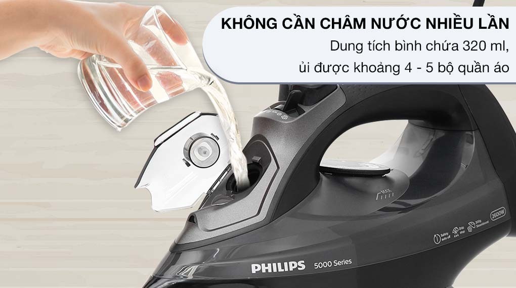 bàn ủi hơi nước philips dst5040/80 2600w