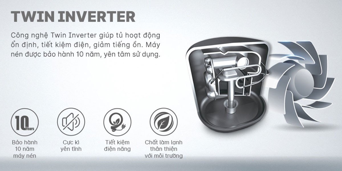 tủ lạnh aqua inverter 549 lít flex cooling aqr-ig636fm (gb)