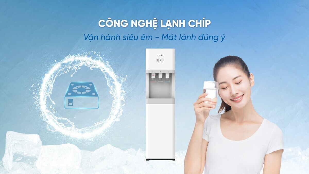 cây nước nóng lạnh karofi hcv206
