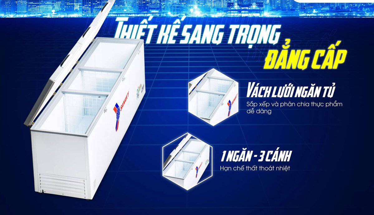 tủ đông inverter sanaky vh-1199hy4k 1.100 lít