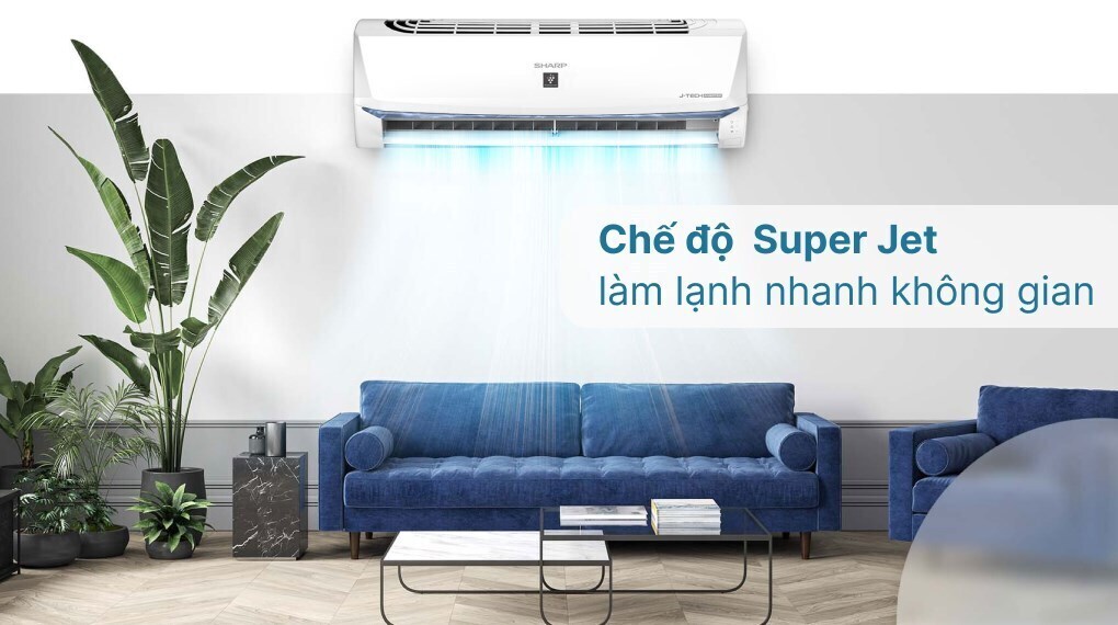 máy lạnh sharp inverter 1.5 hp ah-xp13bsw