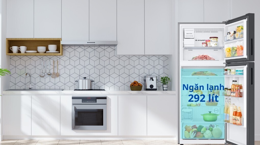 tủ lạnh samsung inverter 385 lít bespoke rt38cb668412sv