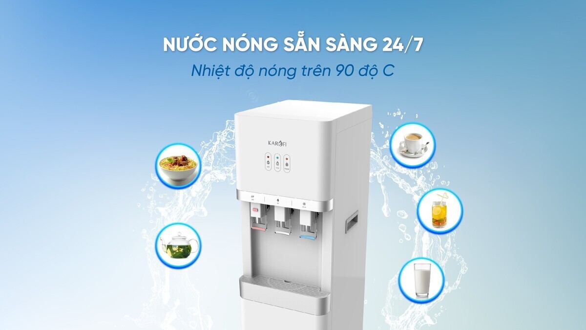 cây nước nóng lạnh karofi hcv206