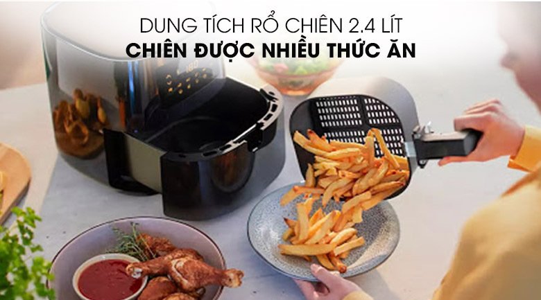 nồi chiên không dầu philips hd9252/90 2.4 lít