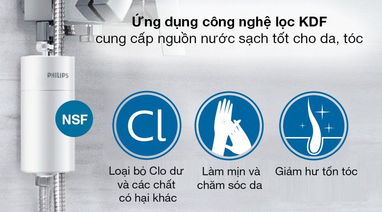 máy lọc nước vòi sen philips awp1775