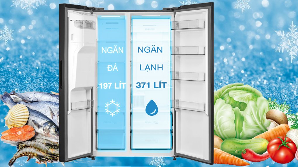 tủ lạnh toshiba inverter 568 lít side by side gr-rs755wia-pgv(22)-xk