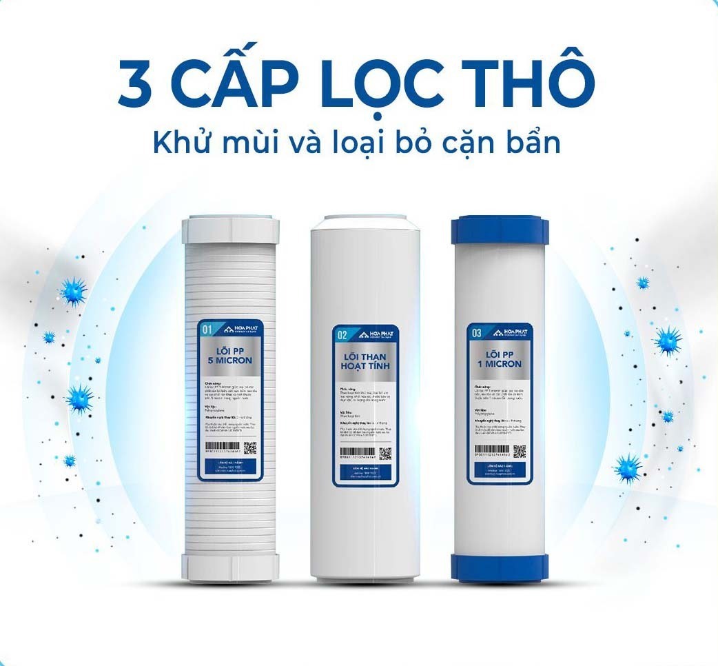 máy lọc nước ro tủ đứng hòa phát hpr528 – 11 lõi