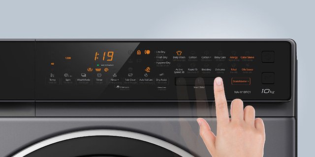 máy giặt sấy panasonic na-v10fc1lvt
