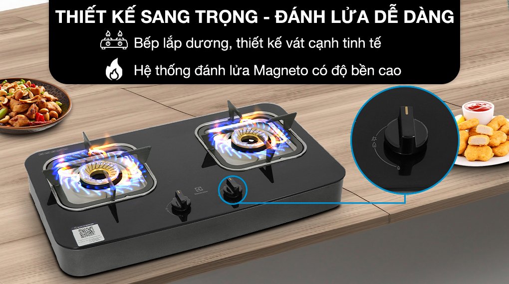 bếp ga đôi electrolux etg7256gkr