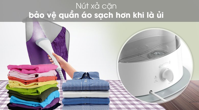 bàn ủi hơi nước đứng philips gc487 1800w