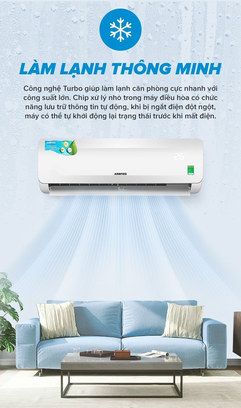 máy lạnh asanzo 3 hp s28n66