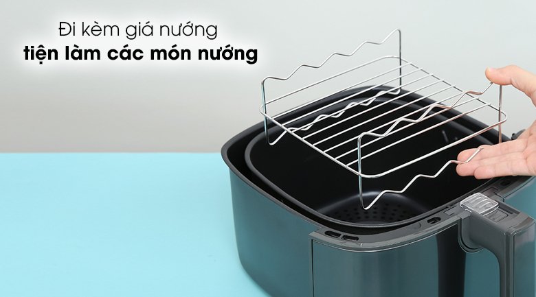 nồi chiên không dầu electrolux e6af1-520k 5 lít